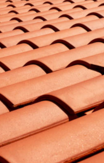 Tuiles de toiture propre